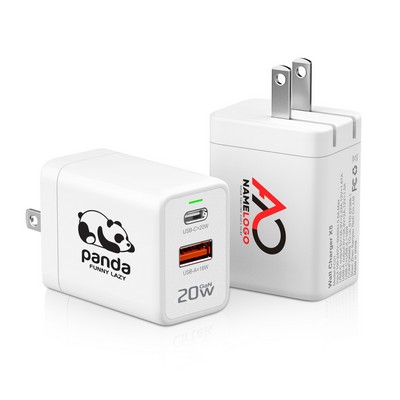 Cirtek® Foldable 20W PD Fast Charger